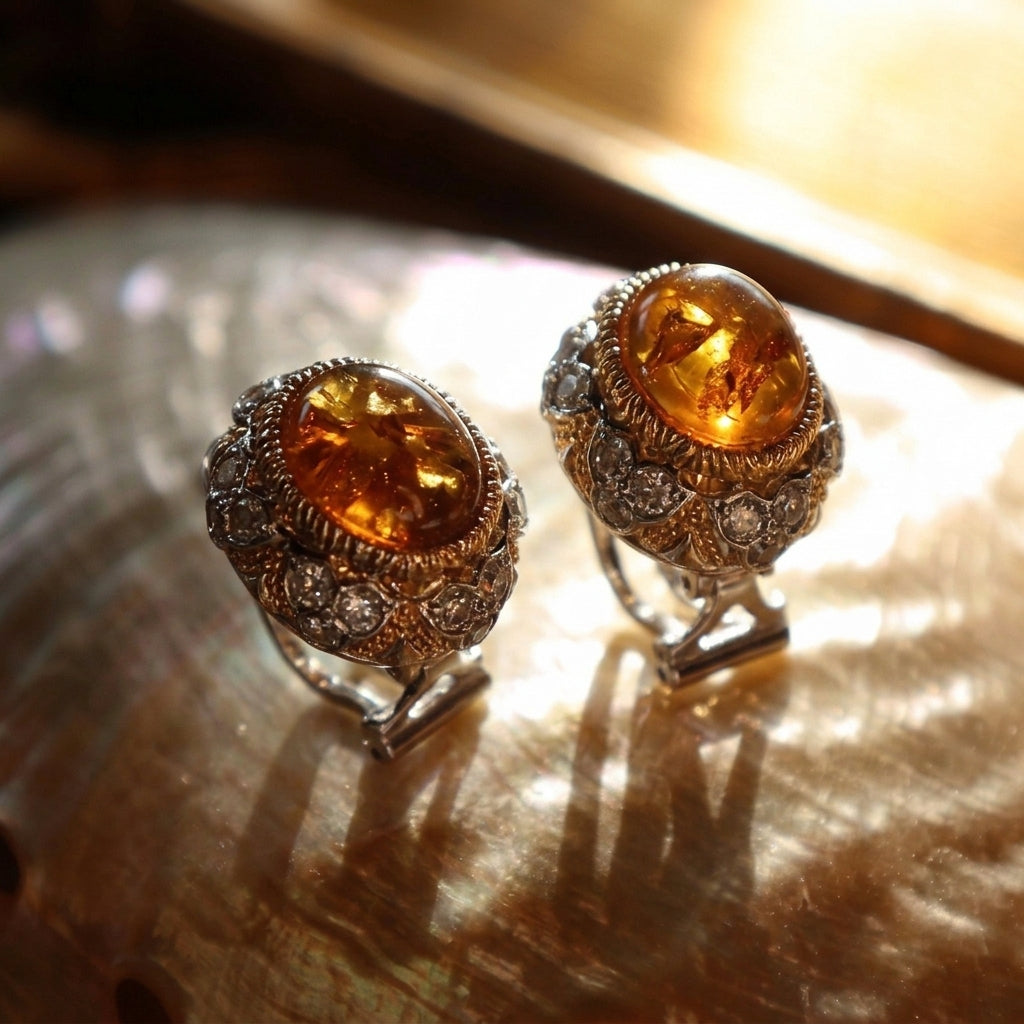 The Amber Earring